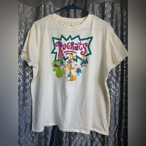 Rugrats Cream Graphic T-Shirt Size XL